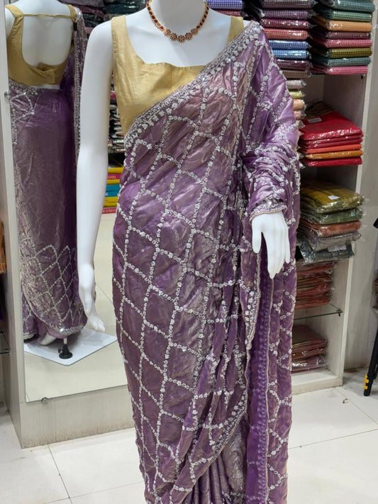 Party Wear Chiffon Saree