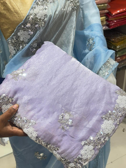 Party Wear Chiffon Saree
