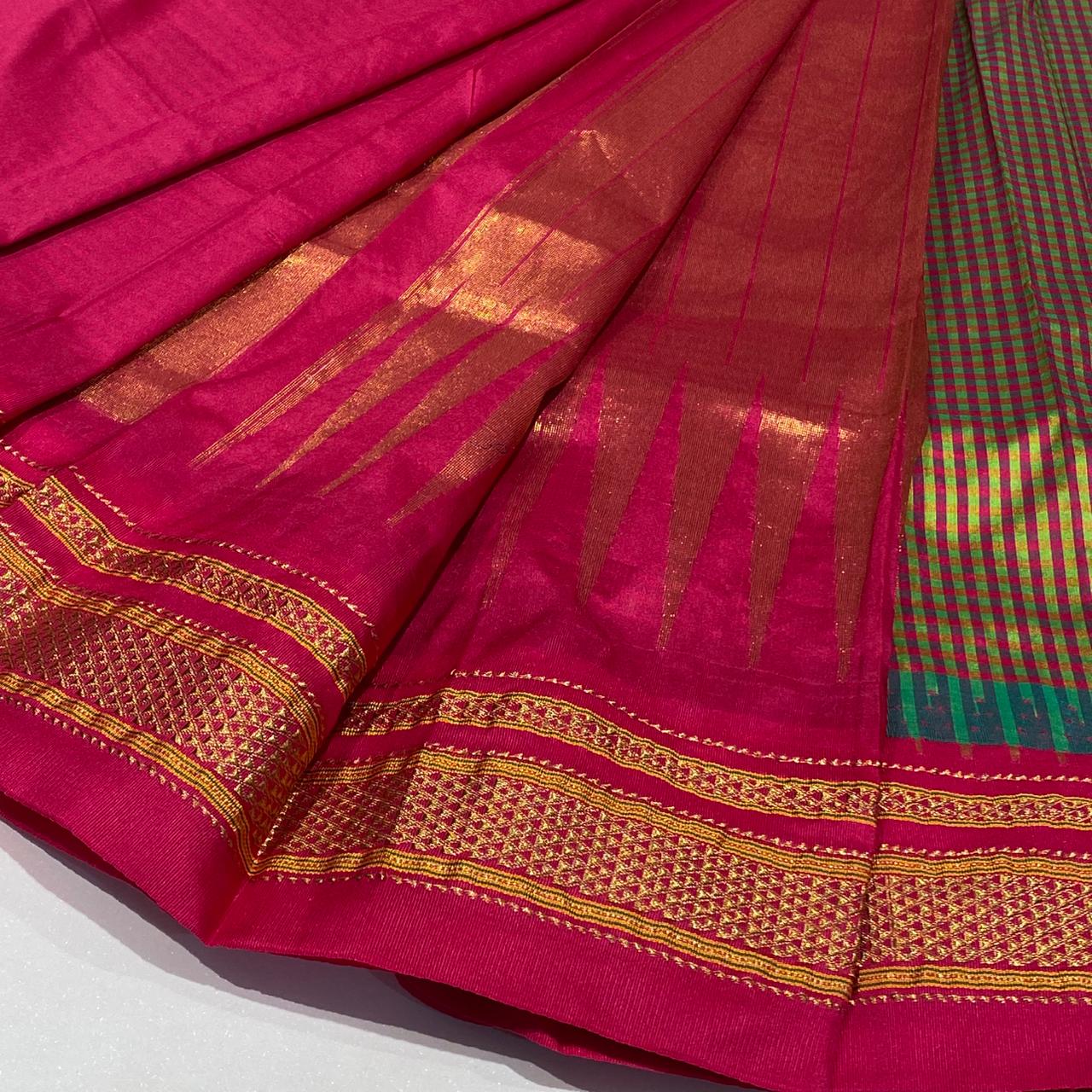 Semi Ilkal Silk Saree