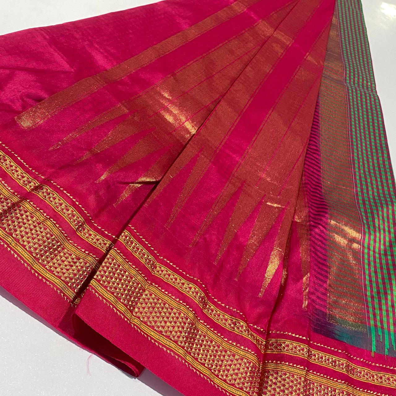 Semi Ilkal Silk Saree