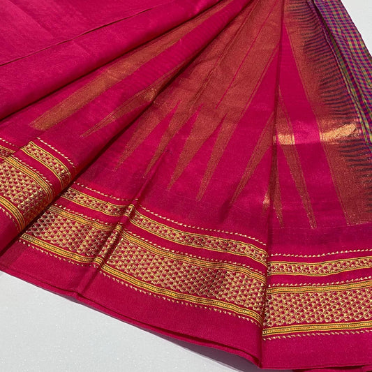 Semi Ilkal Silk Saree