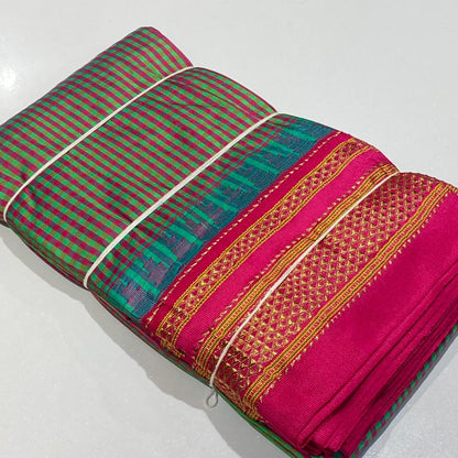 Semi Ilkal Silk Saree