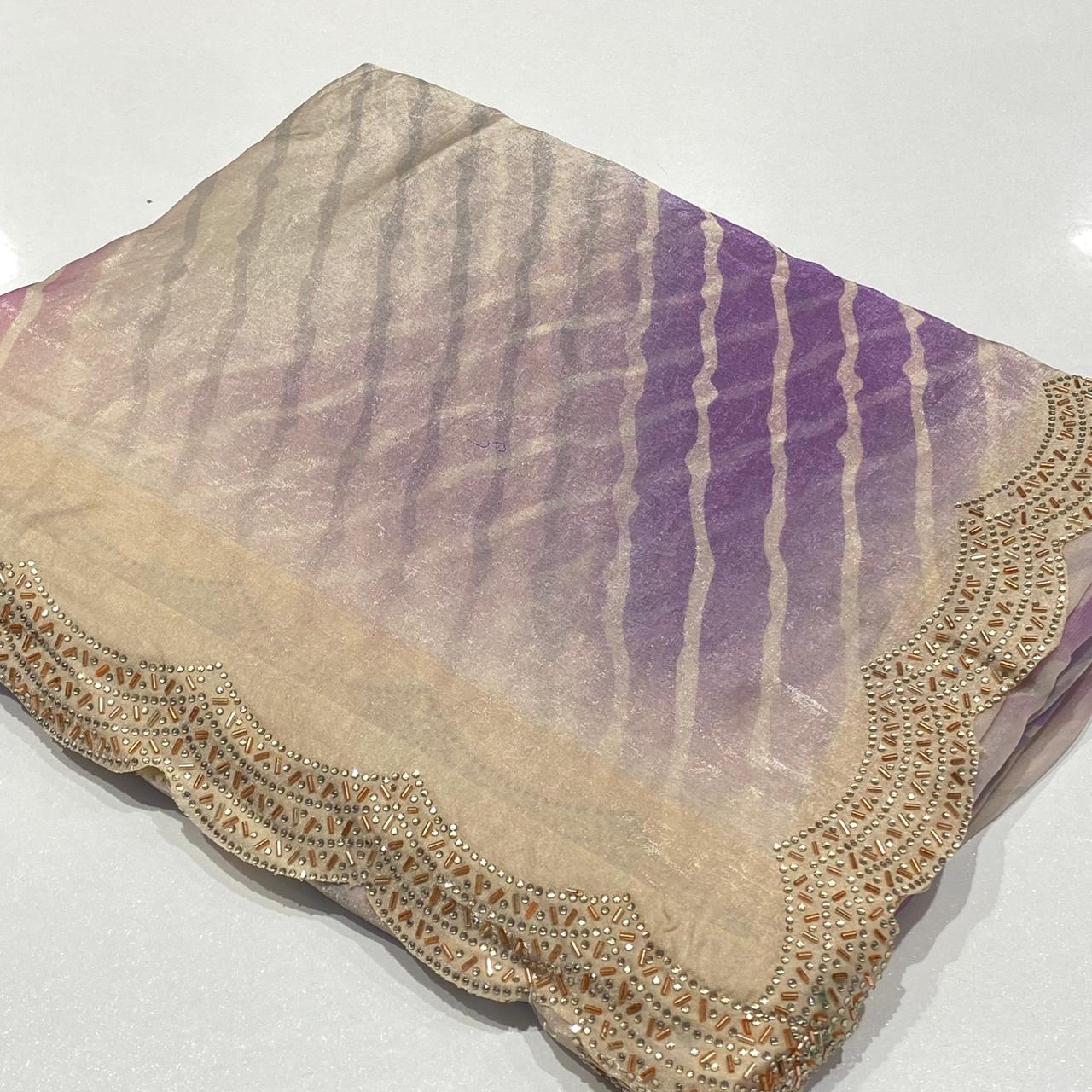 Fendy Chiffon Partywear Saree