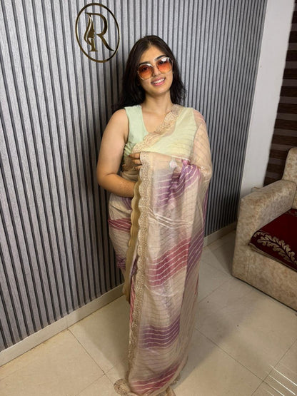 Fendy Chiffon Partywear Saree