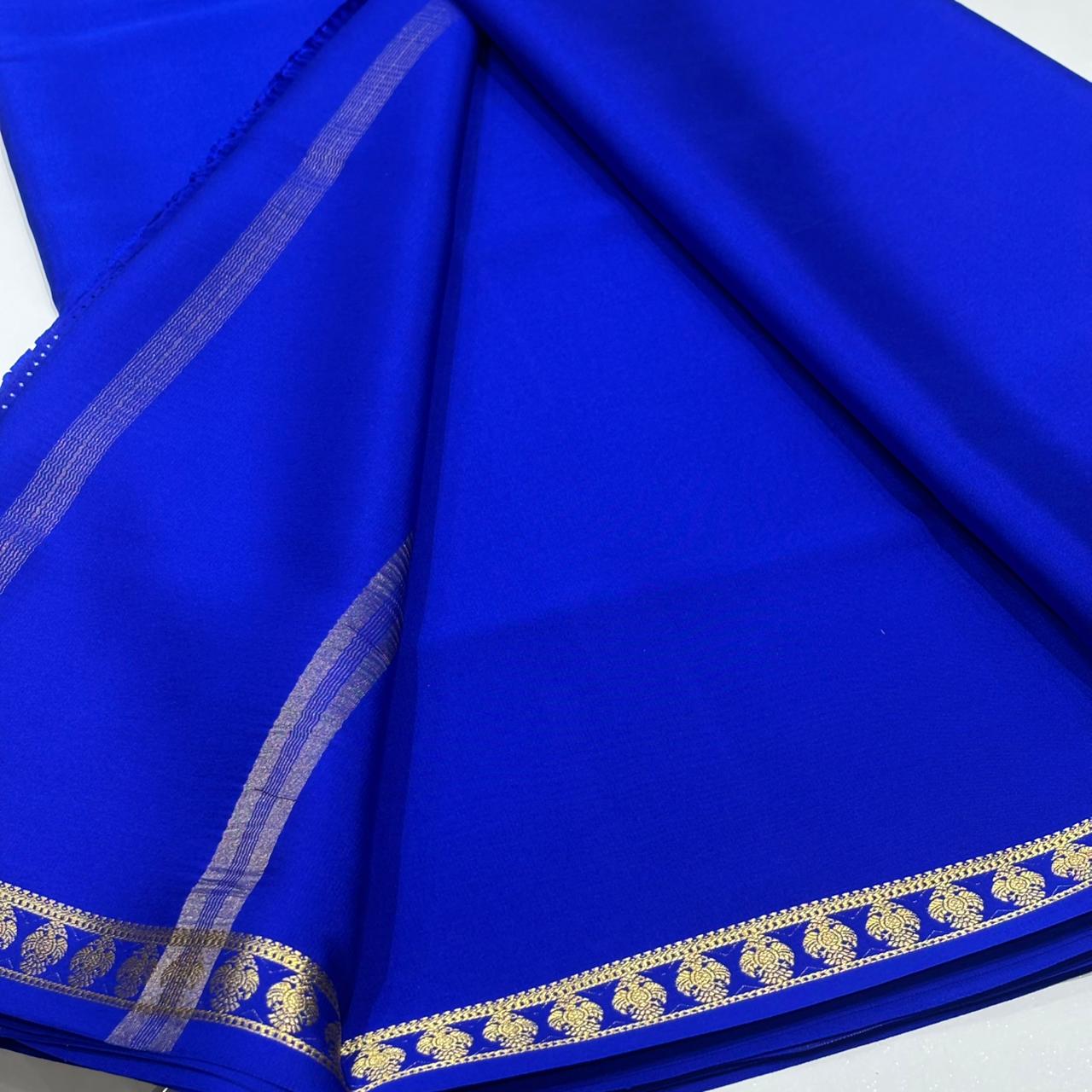 Pure Zari Mysore Silk Saree