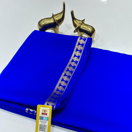 Pure Zari Mysore Silk Saree