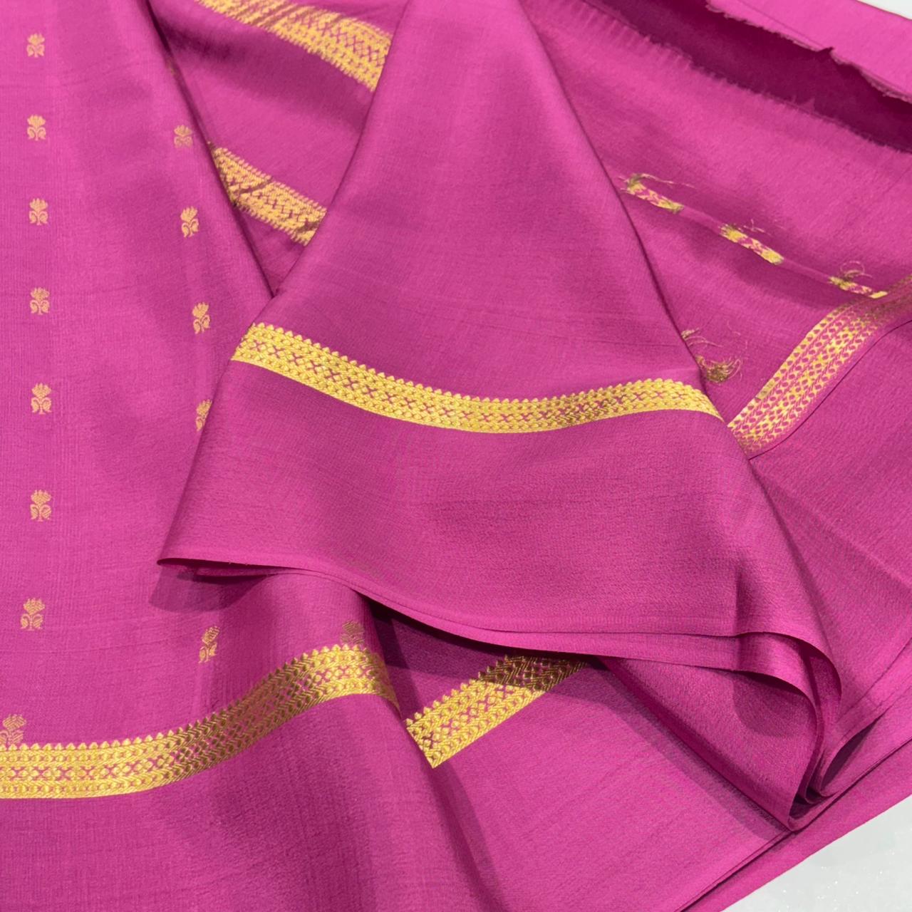 Pure Zari Mysore Silk Saree
