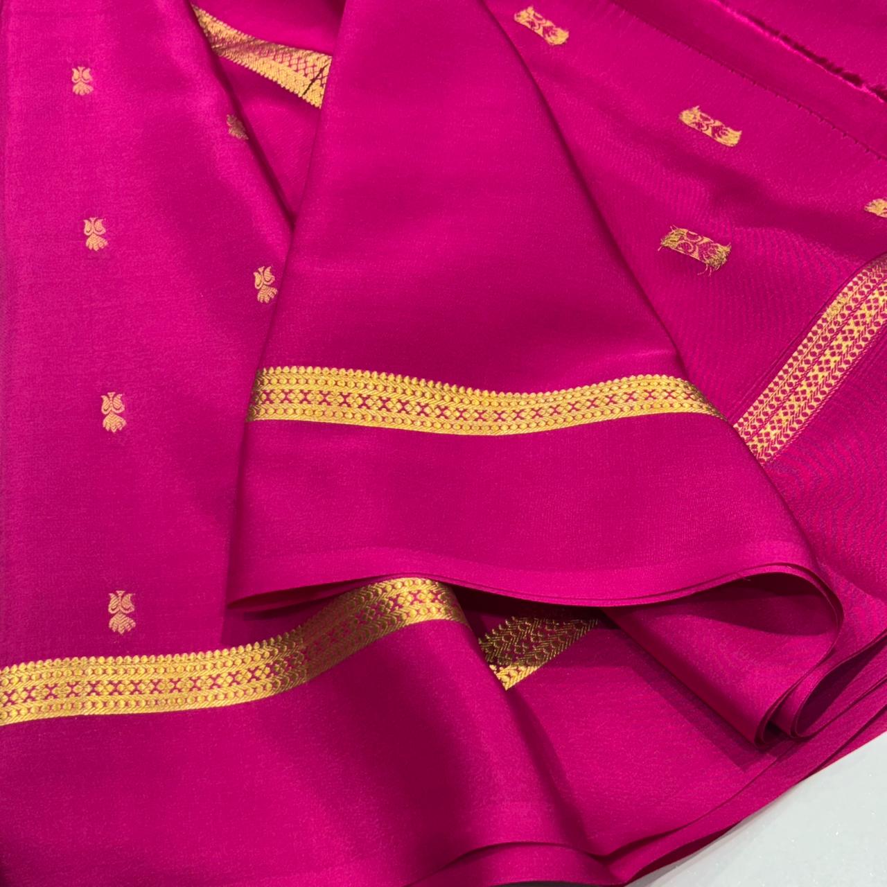 Pure Zari Mysore Silk Saree