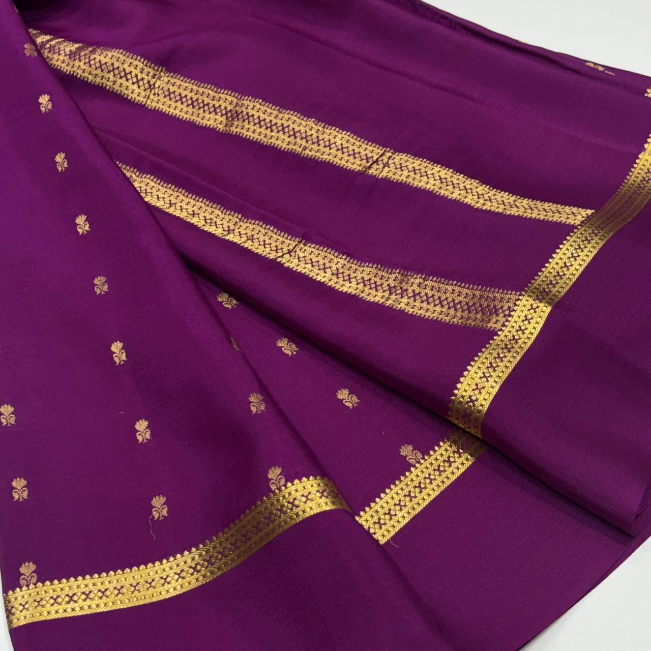 Pure Zari Mysore Silk Saree