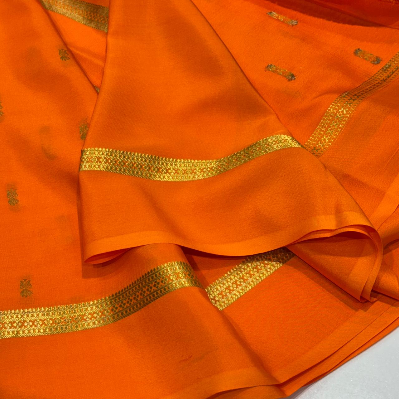 Pure Zari Mysore Silk Saree