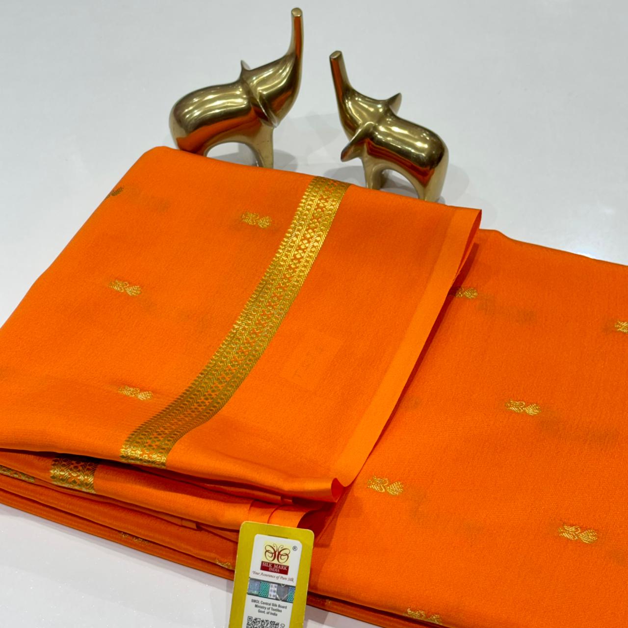 Pure Zari Mysore Silk Saree