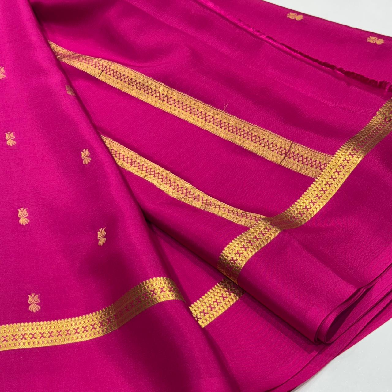 Pure Zari Mysore Silk Saree
