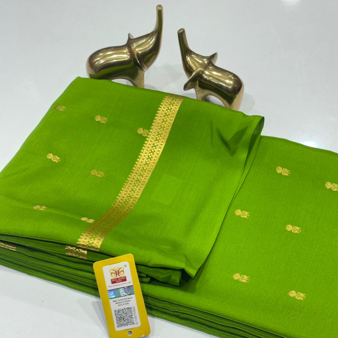 Pure Zari Mysore Silk Saree