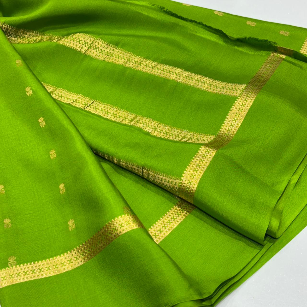 Pure Zari Mysore Silk Saree