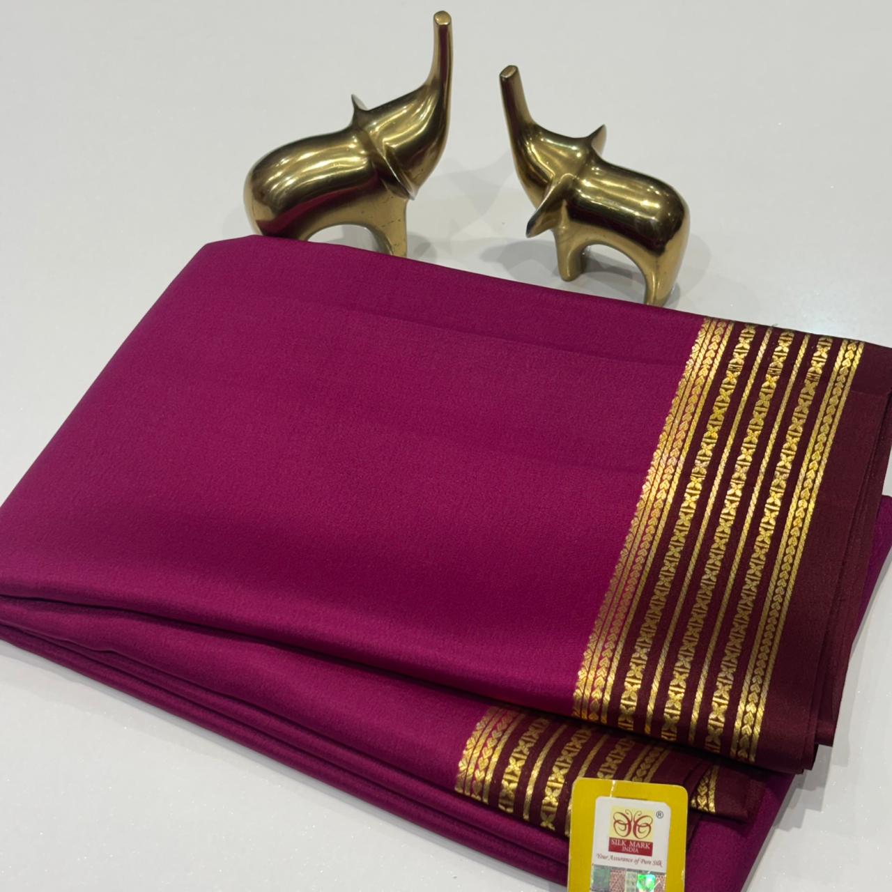 Pure Mysore Silk Saree