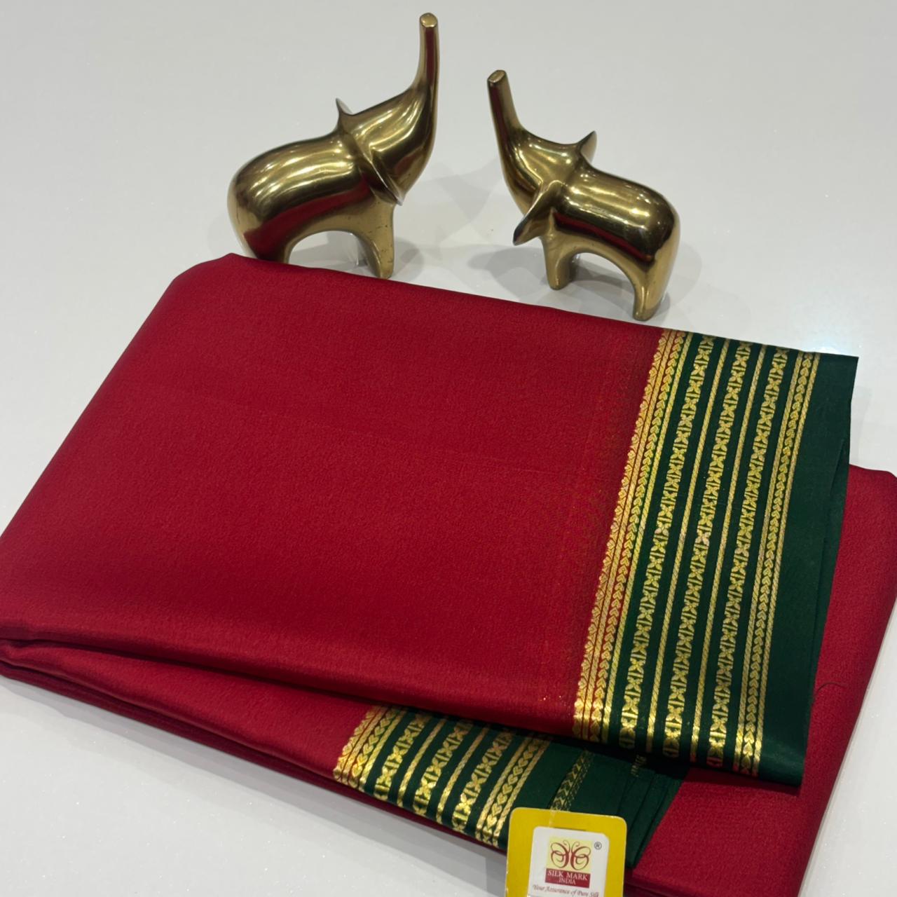 Pure Mysore Silk Saree