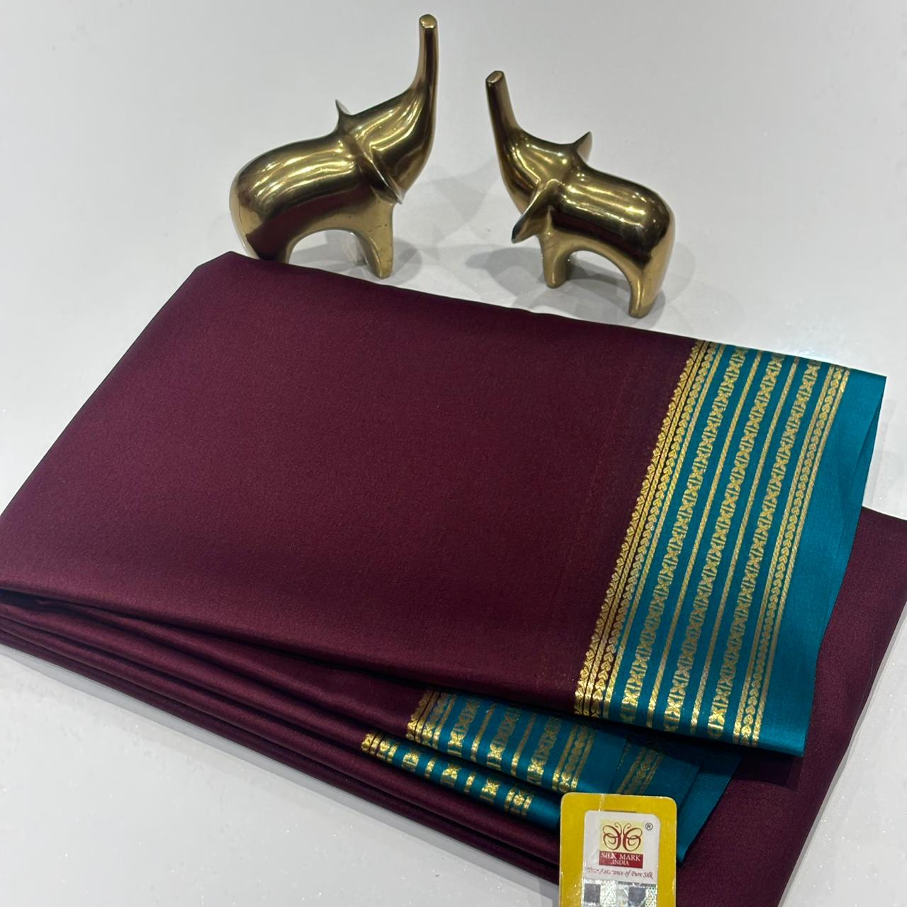 Pure Mysore Silk Saree