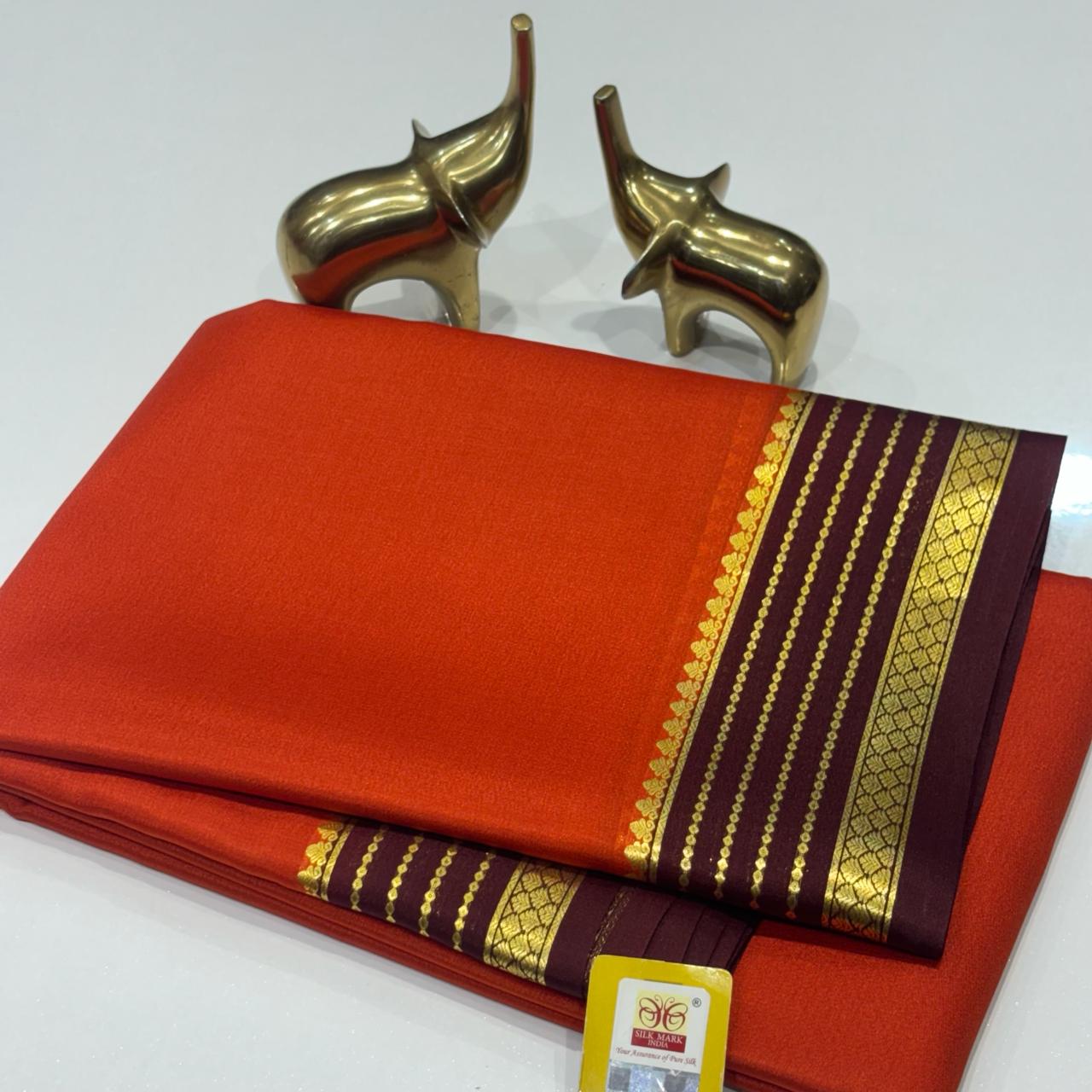 Pure Mysore Silk Saree