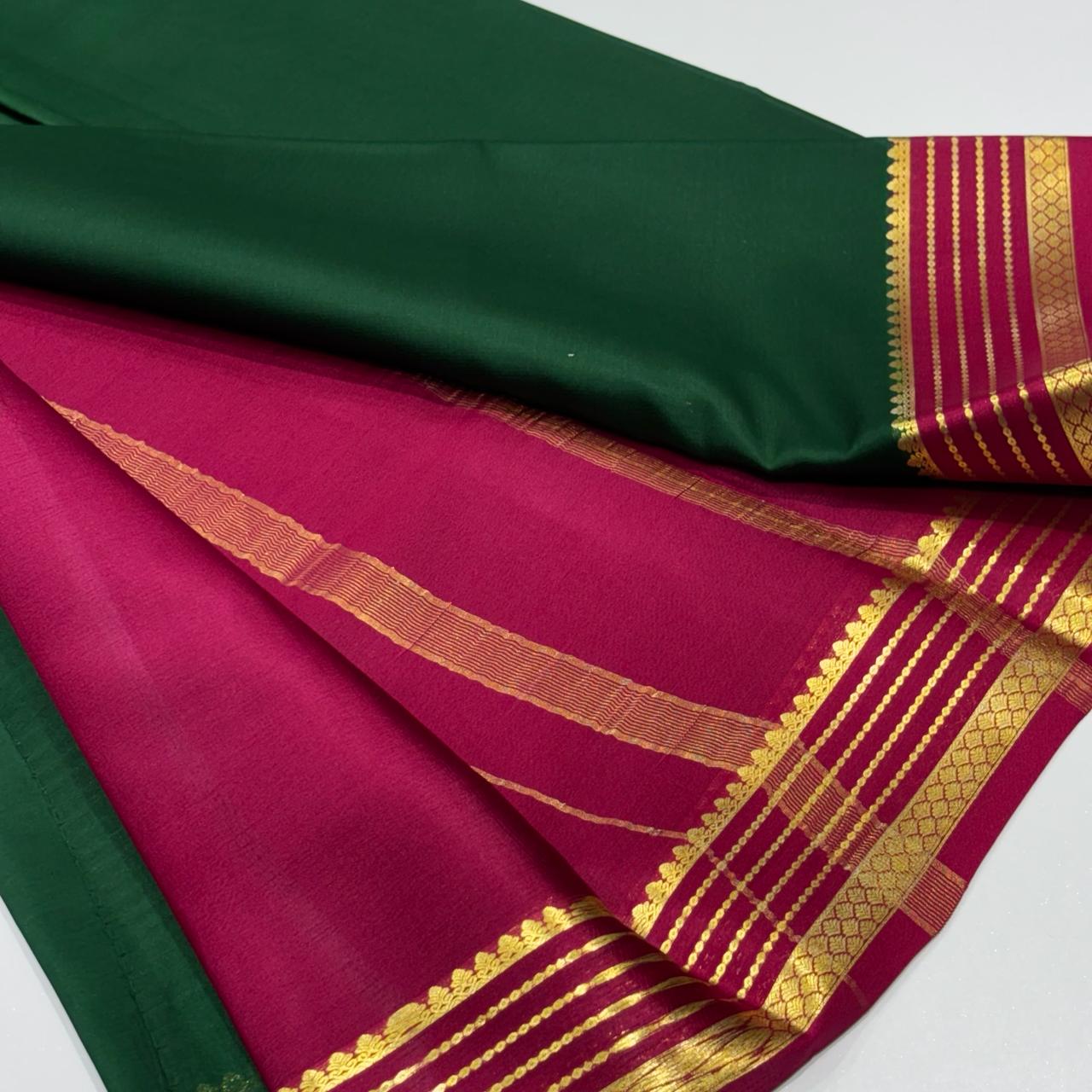 Pure Mysore Silk Saree