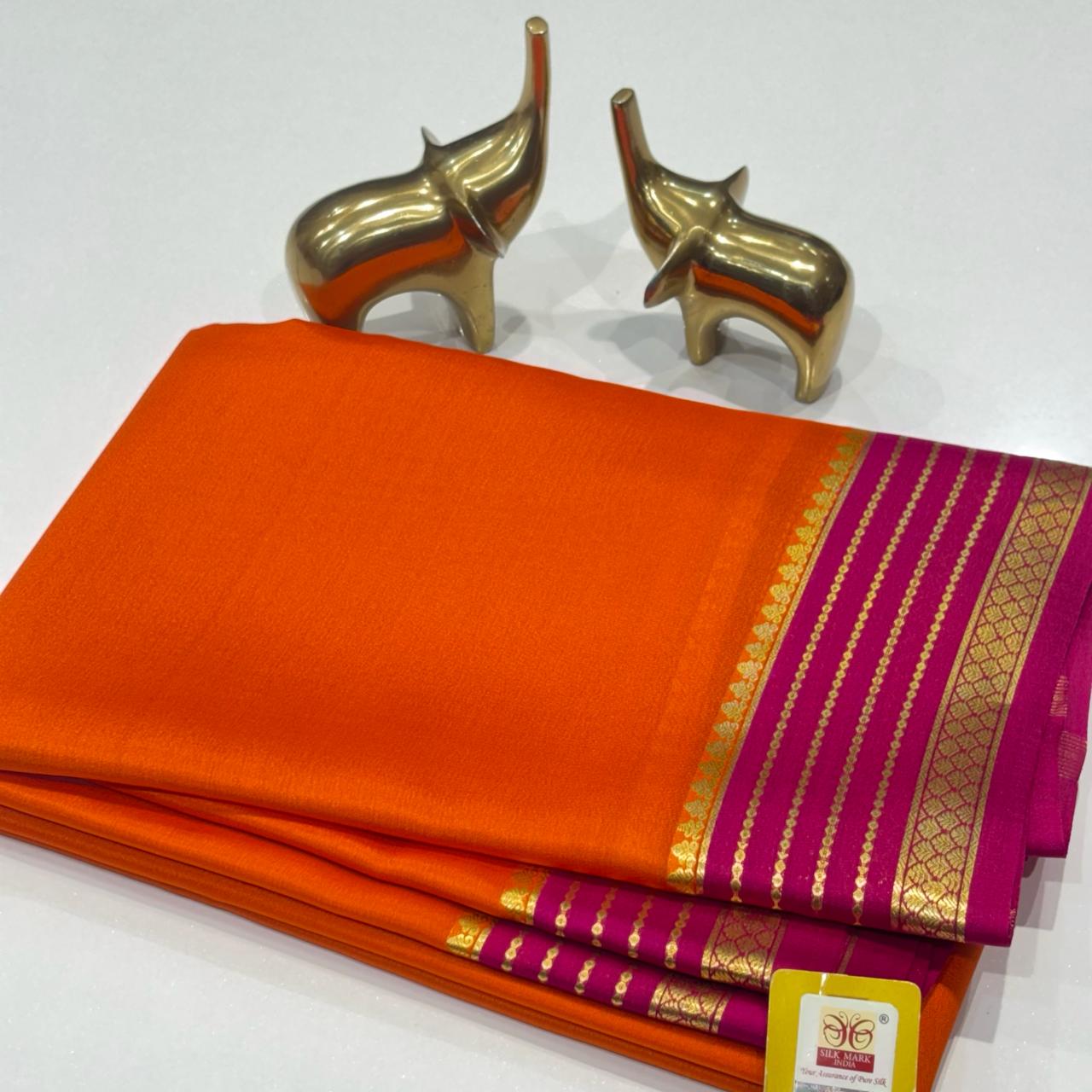 Pure Mysore Silk Saree