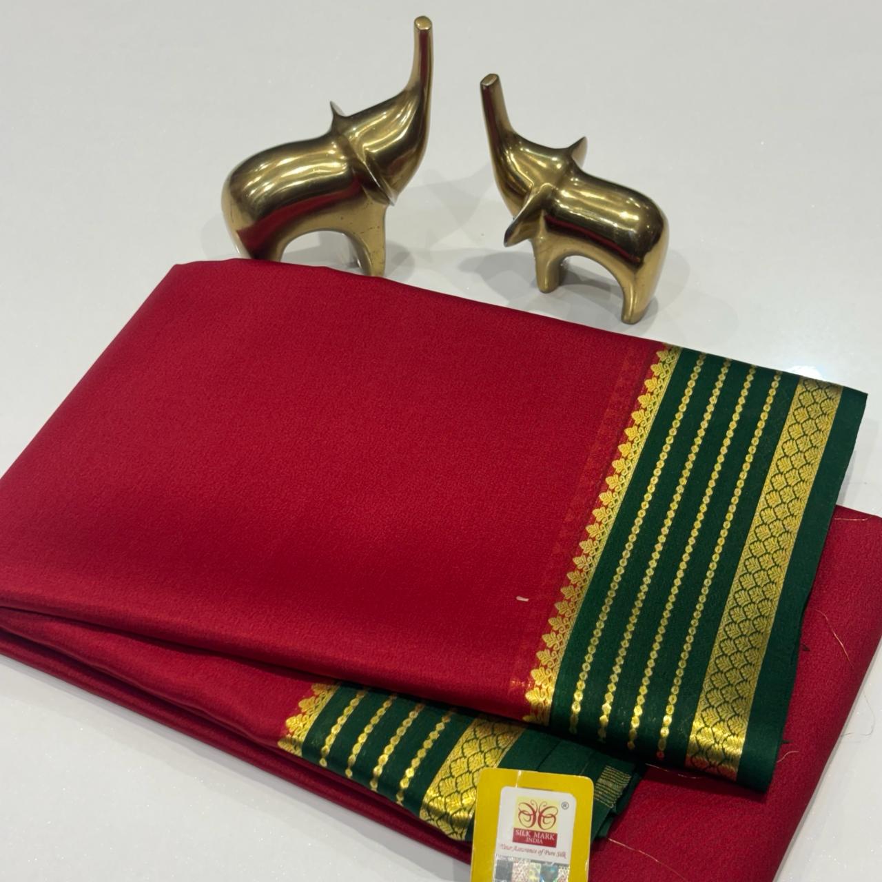 Pure Mysore Silk Saree