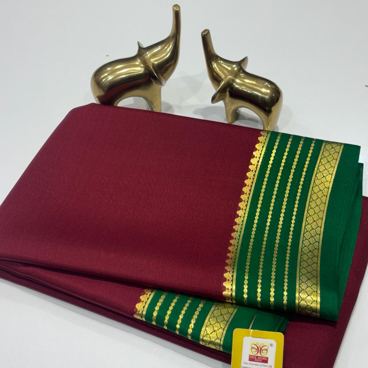 Pure Mysore Silk Saree