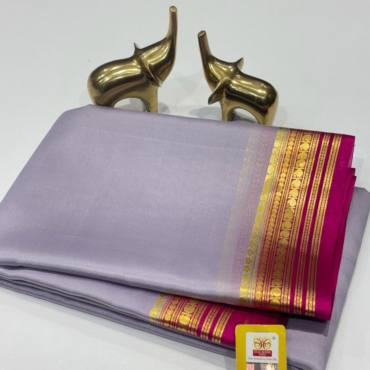Pure Mysore Silk Saree