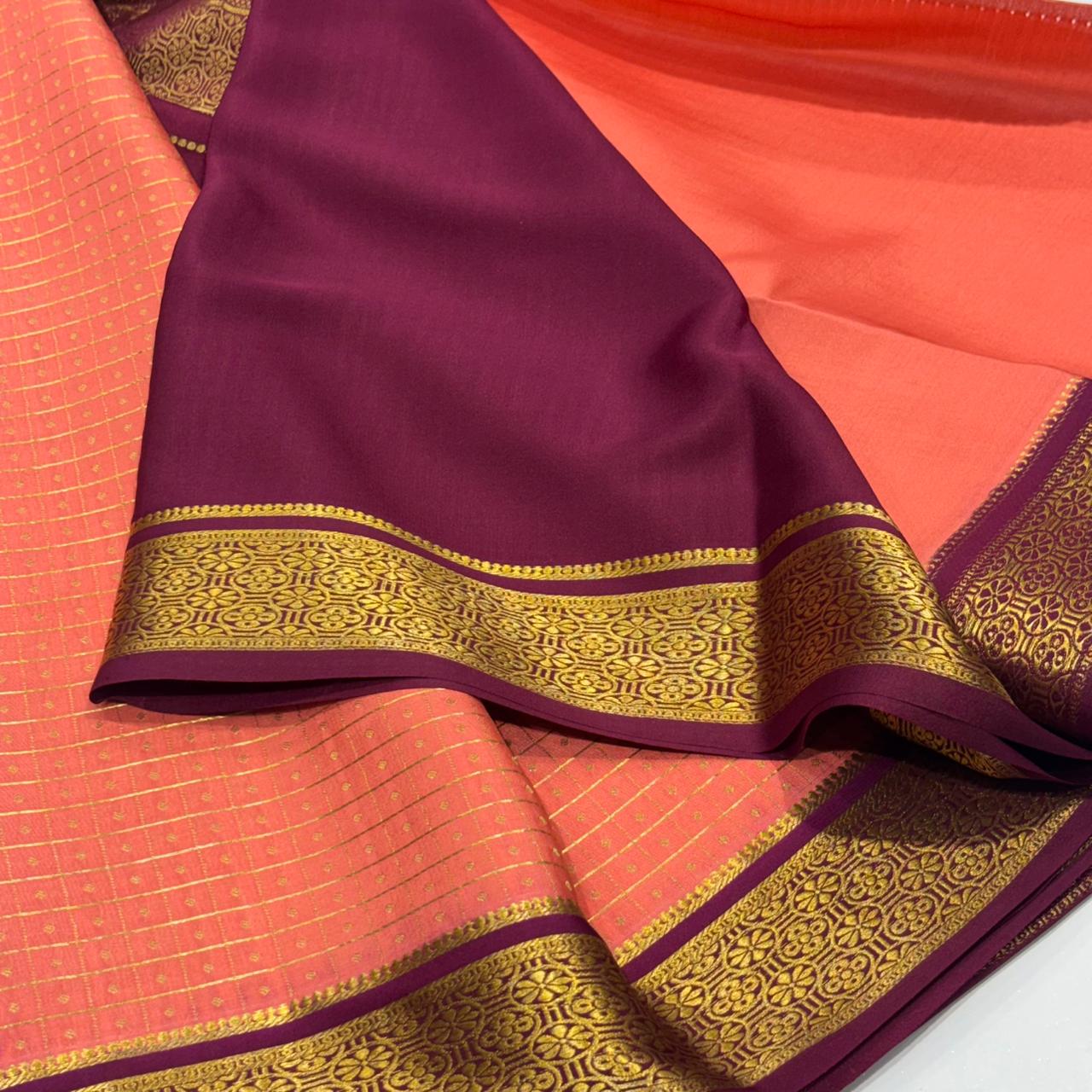Pure Mysore Silk Saree