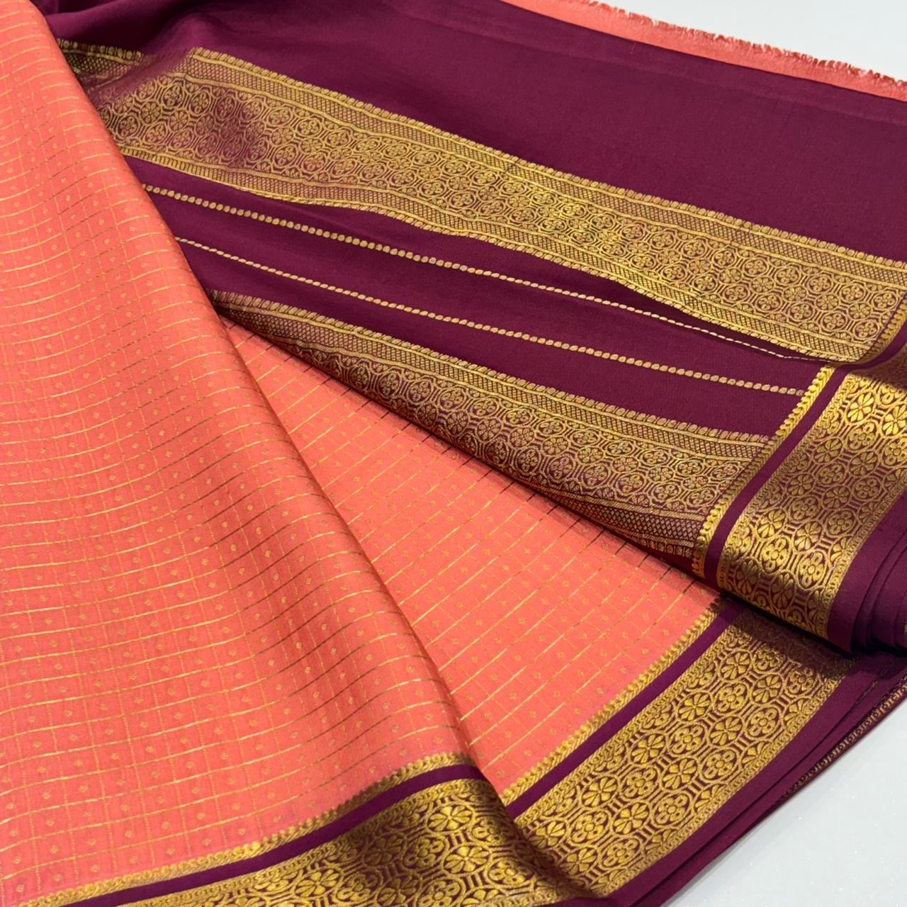 Pure Mysore Silk Saree