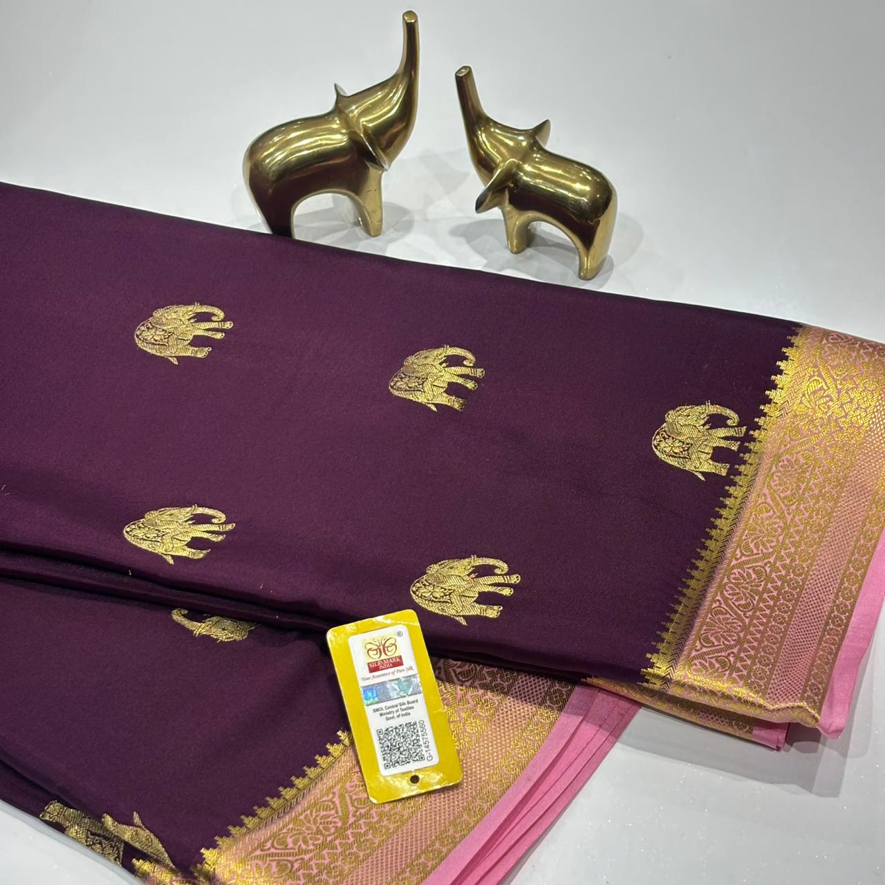 Pure Mysore Silk Saree