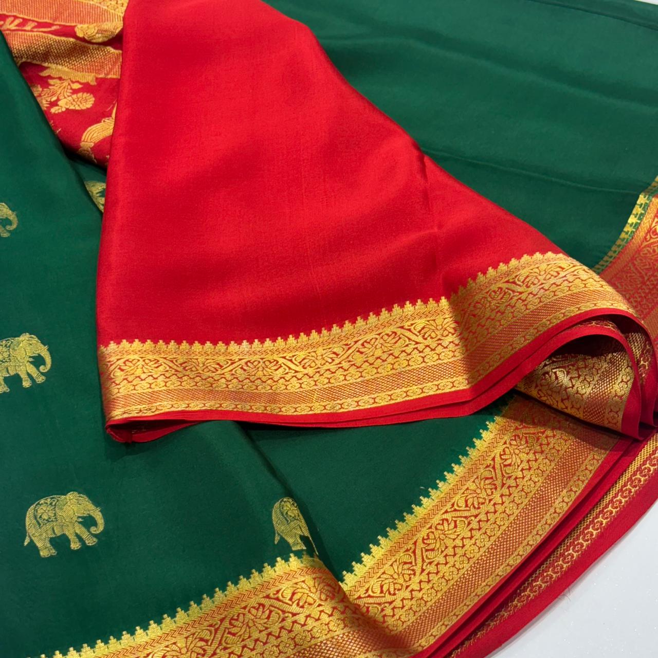Pure Mysore Silk Saree