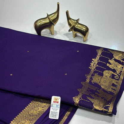 Pure Mysore Crepe Silk Saree