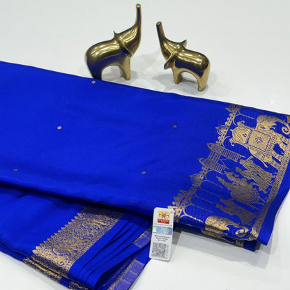 Pure Mysore Crepe Silk Saree