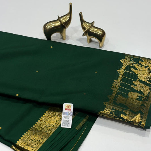 Pure Mysore Crepe Silk Saree
