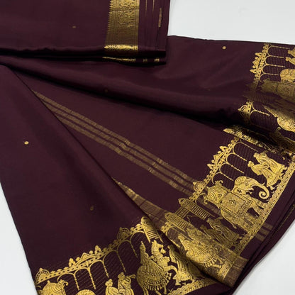 Pure Mysore Crepe Silk Saree
