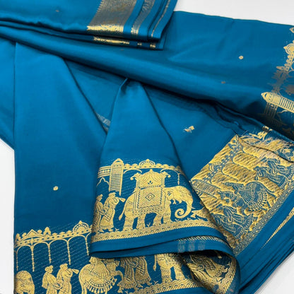 Pure Mysore Crepe Silk Saree