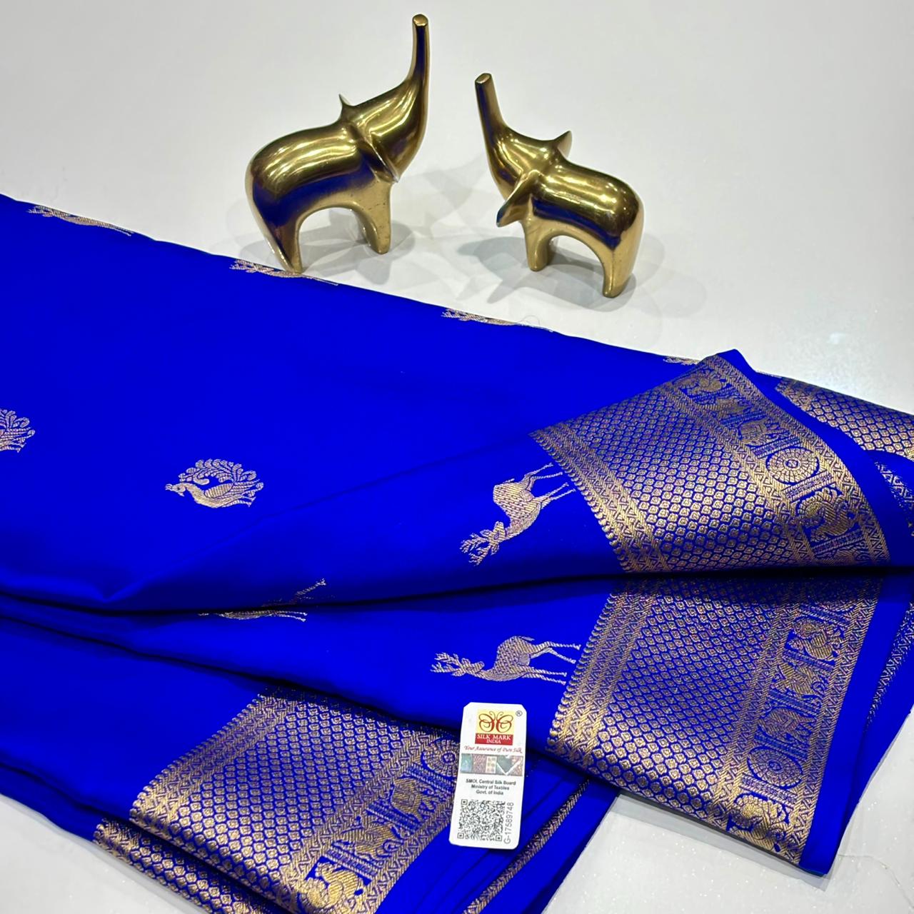 Pure Mysore Crepe Silk Saree