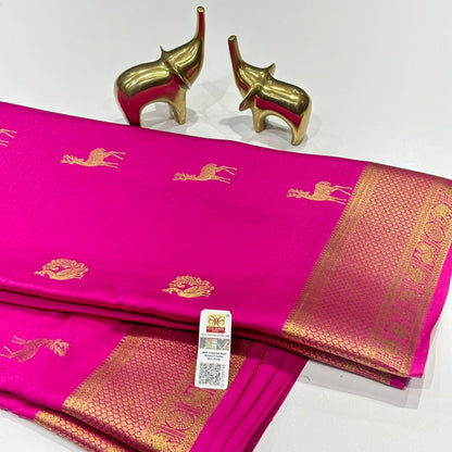 Pure Mysore Crepe Silk Saree