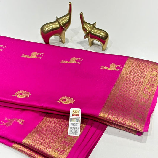 Pure Mysore Crepe Silk Saree