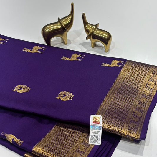 Pure Mysore Crepe Silk Saree