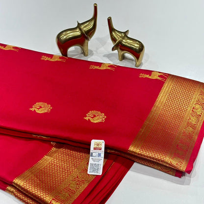 Pure Mysore Crepe Silk Saree
