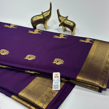 Pure Mysore Crepe Silk Saree