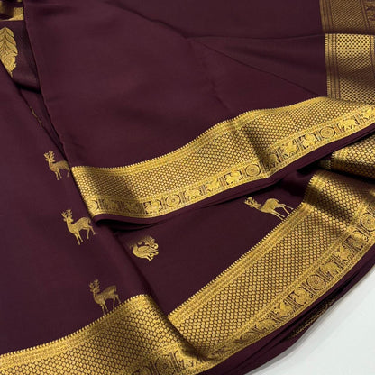 Pure Mysore Crepe Silk Saree