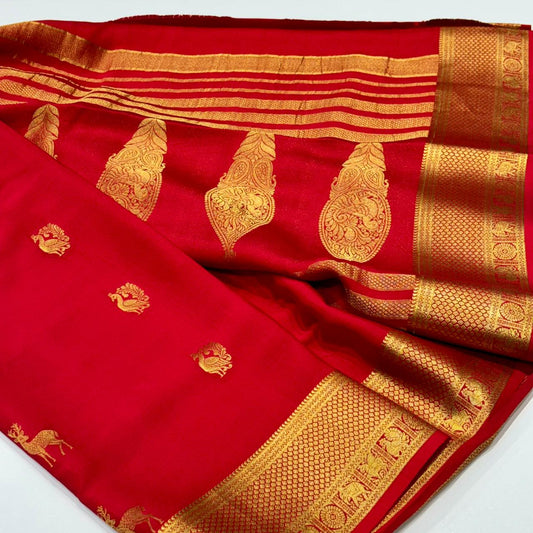 Pure Mysore Crepe Silk Saree
