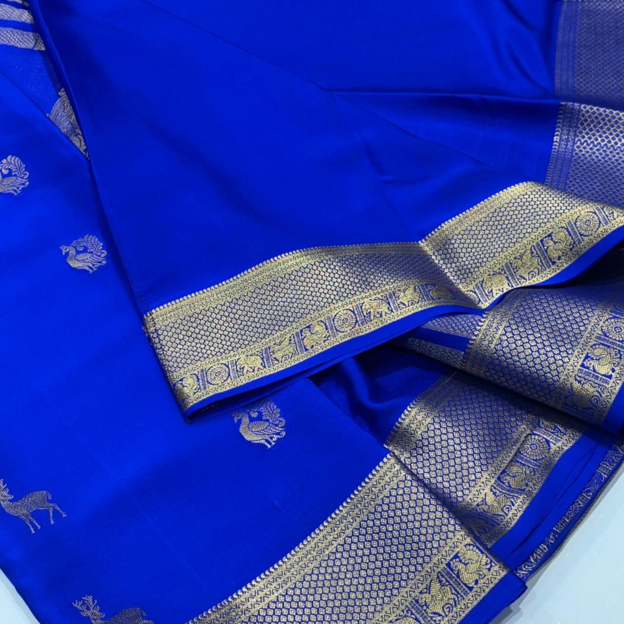 Pure Mysore Crepe Silk Saree