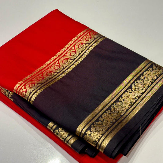 Designer Mysore Crepe Saree