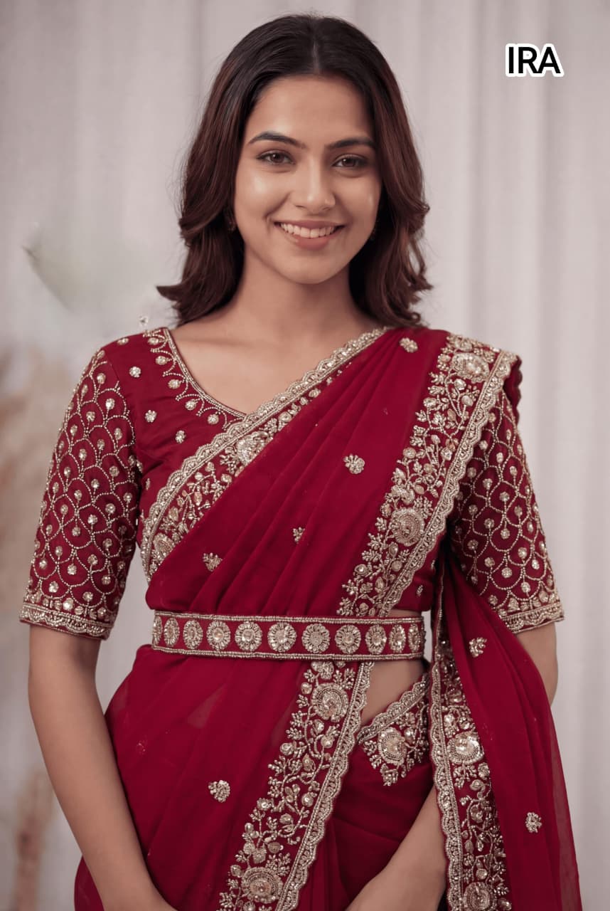 Party Wear Georgette Saree
