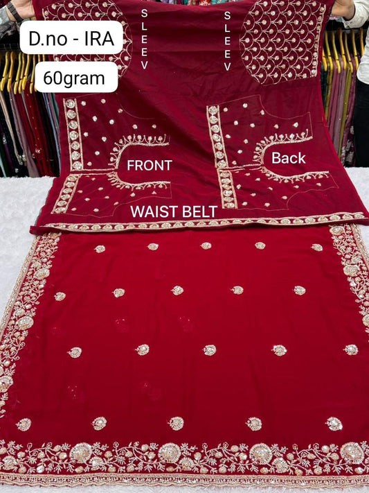 Party Wear Georgette Saree