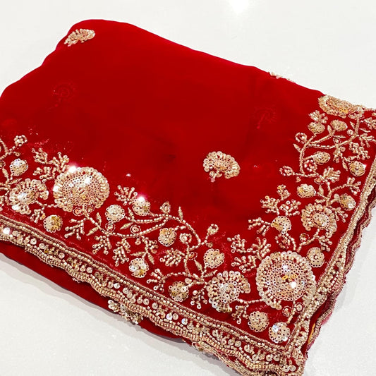 Party Wear Georgette Saree