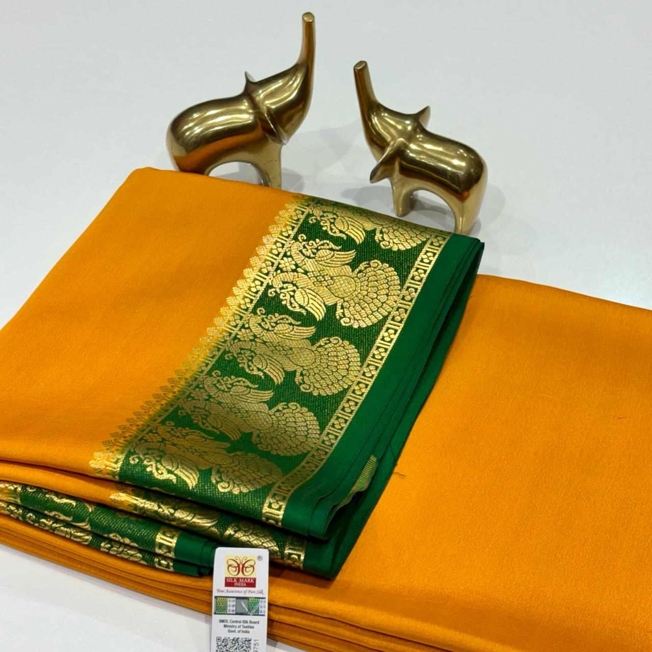 Pure Mysore Crepe Silk Saree